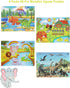 Puzzles for Kids Ages 4-6, 4 Packs 60 PCs Jigsaw Wooden Puzzles Preschool Educational Toys Gifts for Children Ages 3-5 4-8, Kids Dinosaur Puzzles ...