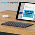 Emetok Portable Bluetooth Keyboard with Larger Keycaps, Upgraded Rechargeable BLE Keyboard for iPad 10.2 inch, Speedier Response/Comfortable Typin...
