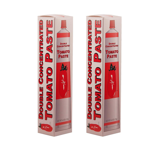 SMT San Merican Tomato Double Concentrated Tomato Paste, Imported from Italy, 4.4 oz (Pack of 2)...