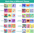 Baby Bath Books, Fabric Soft Baby Cloth Books, Early Education Toys, Waterproof Baby Books for Toddler, Newborn, Infants Perfect Shower Toys, Kids...