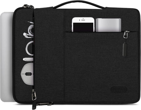 Laptop Sleeve Case 13.3-14 Inch Waterproof Durable Business Computer Carrying Bag Compatible with MacBook Air/Pro HP/Asus/ThinkPad Notebook Protec...