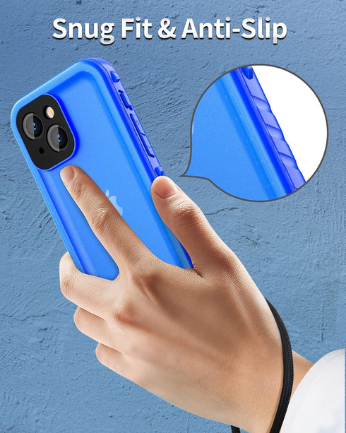 SPORTLINK Compatible with iPhone 13 Mini Waterproof Case - Built in Screen Protector Full Body Shockproof Dustproof IP68 Waterproof Case for iPhon...