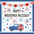 JarThenaAMCS 74Pcs Happy Independence Day Bulletin Board Kit Patriotic Red Blue Star Truck Fireworks Paper Cutouts with 100Pcs Glue Points 4th of ...