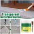 300g Transparent Waterproof Insulating Sealant, Strong Adhesive Seal Waterproof Coating, Invisible Waterproof Agent for Wall Mending Toilet Anti-L...