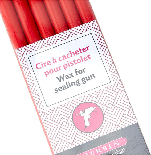 Herbin Glue Gun Wax - 4 3/4 Long - Red...