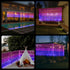 Bisexual Flag Lights Outdoor, 6.6x3.3 FT Bisexual Pride Flag Pride Decorations Connectable, 330LED Waterproof Bi Flag for Wall with Lights, Pride ...