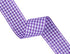 Gingham Ribbon, 1 Inch 25 Yd, Plaid Checkered Ribbon with Woven Edge, for DIY Crafts, Flower Bouquet Wrapping Home Decoration (Purple)...