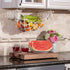 Macramé Fruit Hammock for Kitchen Under Cabinet - Banana Holder- Hanging Cabinet- Vegetable Hammock- Produce Macrame Basket- Storage- CREAM, 11.8i...