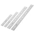 Mr. Pen- Machinist Ruler, 4 Pack (6, 8, 12, 14 inch), Metric Ruler, Millimeter Ruler, (1/64, 1/32, mm and .5 mm), 6 inch Ruler, Stainless Steel Ru...