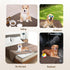 gogobunny 100% Double-Sided Waterproof Dog Bed Cover Pet Blanket Sofa Couch Furniture Protector for Puppy Large Dog Cat, Reversible (30x30 Inch (P...