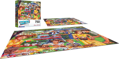 RoseArt - Back to The Past - Backyard BBQ - 750 Piece Jigsaw Puzzle...