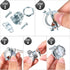 Clamp Type Cable Connector for Metallic Conduit Protect Cables Electric Wires Electrical Box Silver Zinc (4 Pieces,3/4 Inch)...
