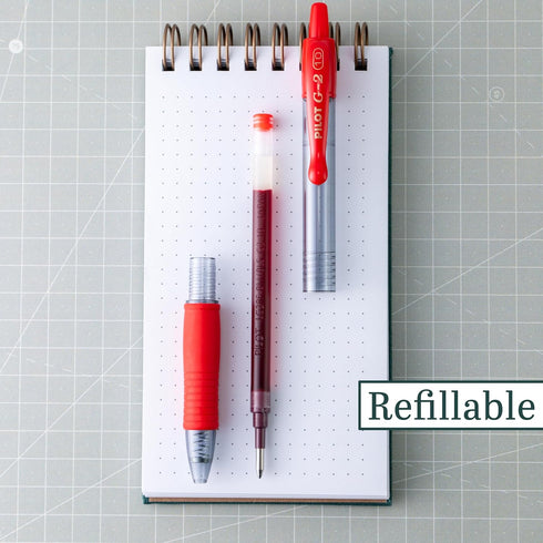PILOT G2 Premium Refillable & Retractable Rolling Ball Gel Pens, 1.0mm Bold Point, Red, 6-Pack...