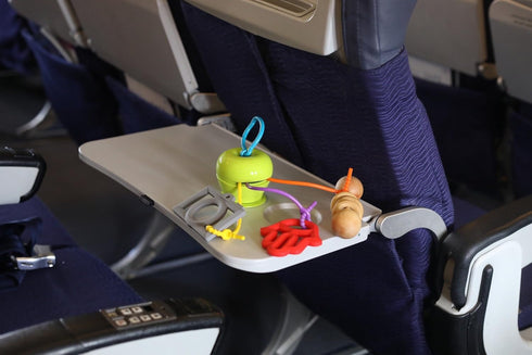 Suction Cup High Chair Toys Holder | 3 Toy Tethers Keep Toys from Falling | Holds Teethers, Snack Cups | for Babies 6-12 Months | Perfect for Trav...