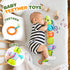 Koty Baby toys 0-6 months, Infant Baby Musical Stuffed Animal Toys, Soft Sensory Toys with Crinkle and Rattles, Tummy Time Toys for Newborn Boys G...