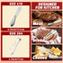 Butter Spreader Knife Set 8 PCS Stainless Steel Cheese Butter Spreader Knives and Mini Serving Tongs for Cheese Cold Butter Jam Appetizers Pastry ...