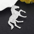 Dainty Floral Enamel Pony Horse Brooch Pins Scarf Lapel Clothes Decoration for Women Girls Jewelry Gifts...