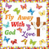 Jesus Bulletin Board Decorations Christian Religious Bulletin Board Set Fly Away with God Love Cross Cutouts Decor for Sunday School Classroom Tea...