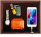 Valet Tray Table Organizer - PU Leather Nightstand Organizer for Men and Women, Jewelry Accessories Catchall Vanity Tray for Dresser Desk Top, Key...