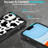 Designed for iPhone 11 Case, Heavy-Duty Tough Rugged Lightweight Slim Shockproof Protective Case for iPhone 11 6.1 Inch,Women Girls,Cute Cow Print...