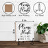 Bathroom Decor Wood Sign, Please Flush Funny Toilet Wood Block, 5x5 Inch Wood Sign Comes With Iron Stand, Perfect For Home Bathroom Toilet Restroo...