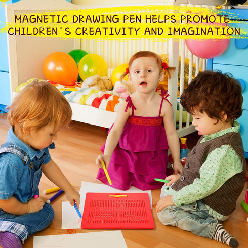 3 Pieces Replacement Stylus Magnetic Drawing Pen Magnet Replacement Pens for Play Magnapad Magnetic Drawing Board Writing Tablet A to Z and Number...