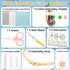 Ponpon 3 Sets Embroidery Kit for Beginners, Embroidery Kit for Adults with Follow Instruction, Cross Stitch Kits with Wooden Embroidery Hoops (Stl...