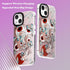 Case Compatible with iPhone 15/14 Pink Butterfly Case, Cute Aesthetic Phone Case for Women Girls TPU Bumper Shockproof Phone Cover Designed for iP...