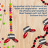 Soft Flex Bead Stoppers - Pack of Four with Red Handles - Bead Stopper for Jewelry Making...