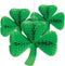 St. Patrick's Day Shamrock Tissue Hanging Decor (Set of 3) Seasonal Party Decor...