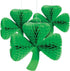 St. Patrick's Day Shamrock Tissue Hanging Decor (Set of 3) Seasonal Party Decor...