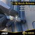 JACO Lightning S-Series Tire Air Chuck - 1/4" F-NPT (Open Flow) (2-Pack)...