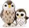 Ice King Bear Mom and Baby Stuffed Animals Set Zoo Wild Animals (Owl)...