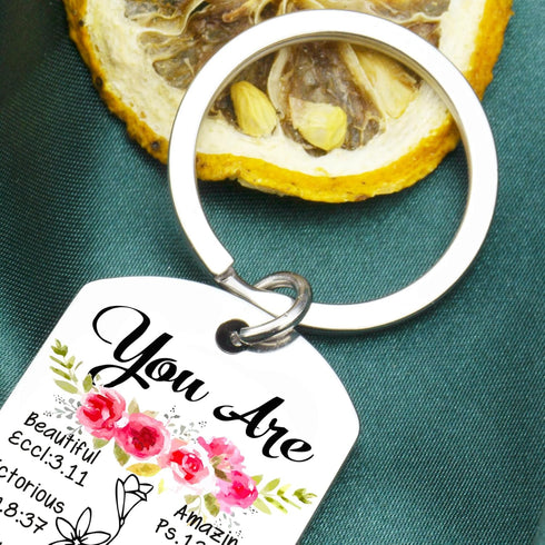 Christian Gifts for Women Teen Girl Inspirational Gifts Birthday Gifts For Women Christian Keychain Inspiration Religious Gifts Ideas For Wife Dau...