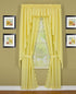 Today's Curtain, Orleans Scallop Curtain, Buttercup 63" Swagger Pair, 80" W x 63" L, Buttercup...