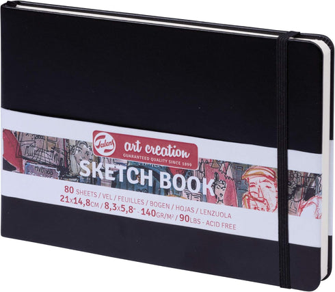 Talens Art Creation Skechbook Black 14,8X21 cm, 140 Grams...