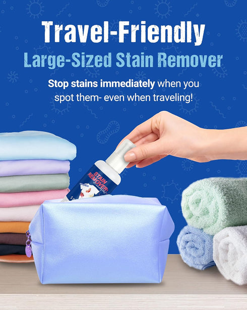 Stain Remover | Home Cleaning Supplies Blood Stain Remover for Clothes | Easily Removes Blood, Wine, Carpet, Grass, Pet, Baby Food Stains | Laundr...