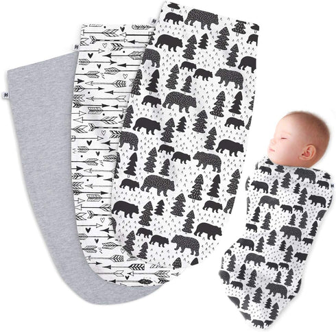 Henry Hunter Baby Swaddle Sack | The Simple Swaddle | Soft Stretchy Cotton Swaddles for Newborns | Baby Swaddles 0-3 Months, Swaddle Blankets for ...