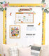 Carson Dellosa 134 pc Grow Together Calendar Bulletin Board Set, Wall Calendar, Monthly Calendar Headers & Cover Ups, Leaf & Flower Decor, Motivat...