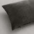 MIULEE 24x24 Inch Euro Sham Velvet Pillow Covers, Set of 2 Large Square Decorative Pillows -Dark Grey Super Soft for King Bed, Sofa, Couch, Accent...