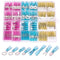 180pcs Heat Shrink Wire Connectors, Ginsco Waterproof Electrical Wire Terminals Kit, Ring Fork Spade Butt Splices Assortment for Automotive Marine...