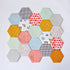 200 Count English Paper Piecing Hexagon 26mm Shapes Paper Quilting Templates Patchwork English Paper Piecing Supplies for Quilting Sewing DIY Craf...