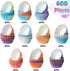 Mini Cupcake Paper Liner - 600pcs Gradient Pastel Baking Cups Muffin Cupcake Wrappers, Purple Blue Orange Cake Chocolate Candy Wrap Supplies for B...