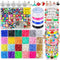 Wakestar Clay Beads Bracelet Making Kit,Flat Round 6mm Clay Beads for Jewelry Making with Pendant Charms Kit,Art Crafts Gift Sets for Girls Ages 3...