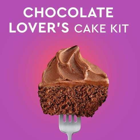 Duncan Hines Easy Cake Kit Chocolate Lover's Cake Mix, 8.4 oz...