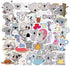 Koala Bear Stickers 50pcs - Cute Boy & Girl Stickers for Laptop, Water Bottle, Luggage, Snowboard, Bicycle, Skateboard - Waterproof Decals...