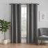 ECLIPSE Microfiber Modern Blackout Thermal Grommet Window Curtain for Bedroom, 42" x 84", Smoke, 1 Panel...