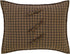 VHC Brands Rustic Bedding Ridge Cotton Patchwork Sham, Cedar Green…...