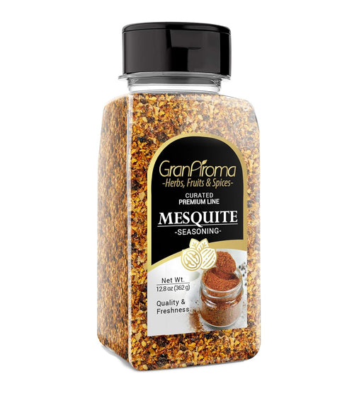 GranAroma Mesquite Seasoning, 12.8 oz, BBQ & Dry Rubs, Smoky Flavor, Versatile Spice Blend...