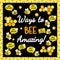 Ways to Bee Amazing Classroom Bulletin Board Decoration Inspirational Quotes Summer Bee Daisy Cutouts Bulletin Board Set for School Teacher Chalkb...
